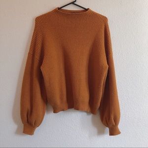 Mock neck sweater